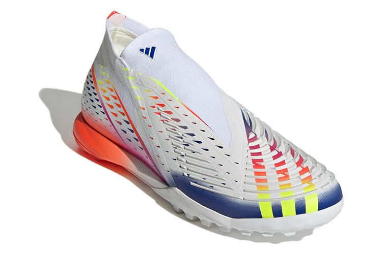 Футбольные бутсы мужские adidas Predator Edge.1 TF белые, 40 2/3 EU