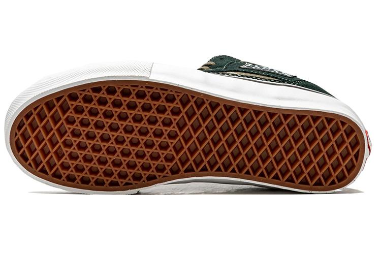 Кроссовки унисекс Vans Skate Half Cab Scarab Military оливковые-черные, 44.5 EU