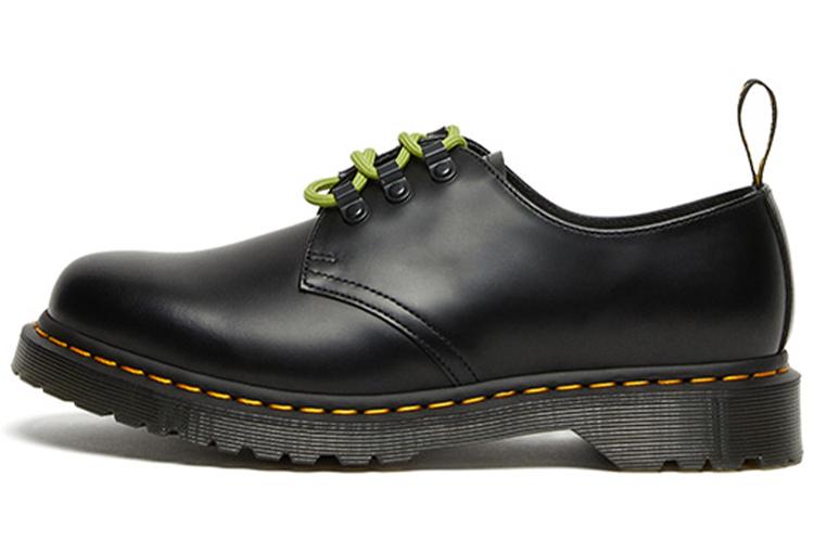 Оксфорды женские Dr. Martens 1461 Ben Smooth 3 Eye черные-зеленые, 37 EU