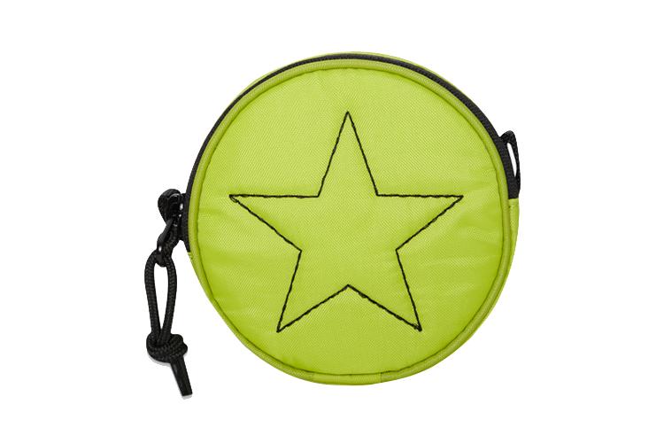 Монетница унисекс Converse 10022446-A01 желто-зелёная