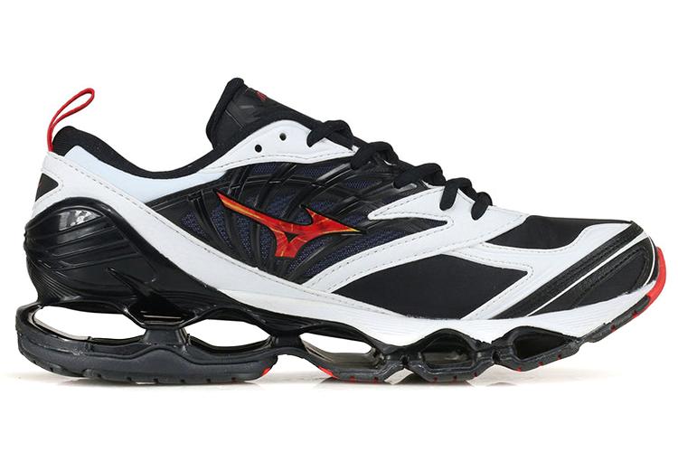 Кроссовки мужские Mizuno Icon черно-бело-красные, 39 EU