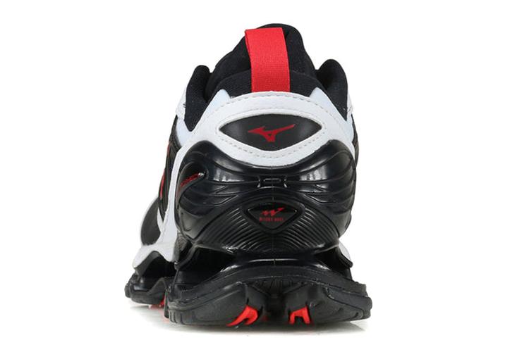 Кроссовки мужские Mizuno Icon черно-бело-красные, 39 EU