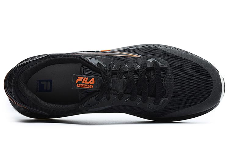 Кроссовки мужские FILA Recharge черные-оранжевые, 40.5 EU