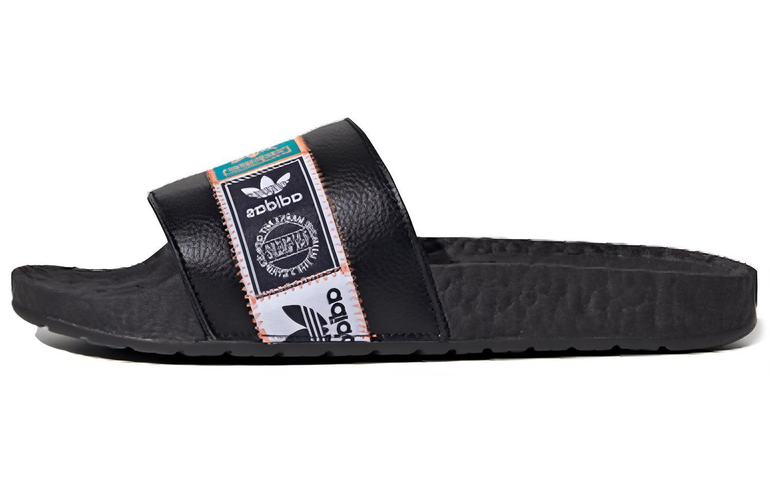 Шлепанцы унисекс Adidas Originals Adilette Boost зеленые, 38 EU