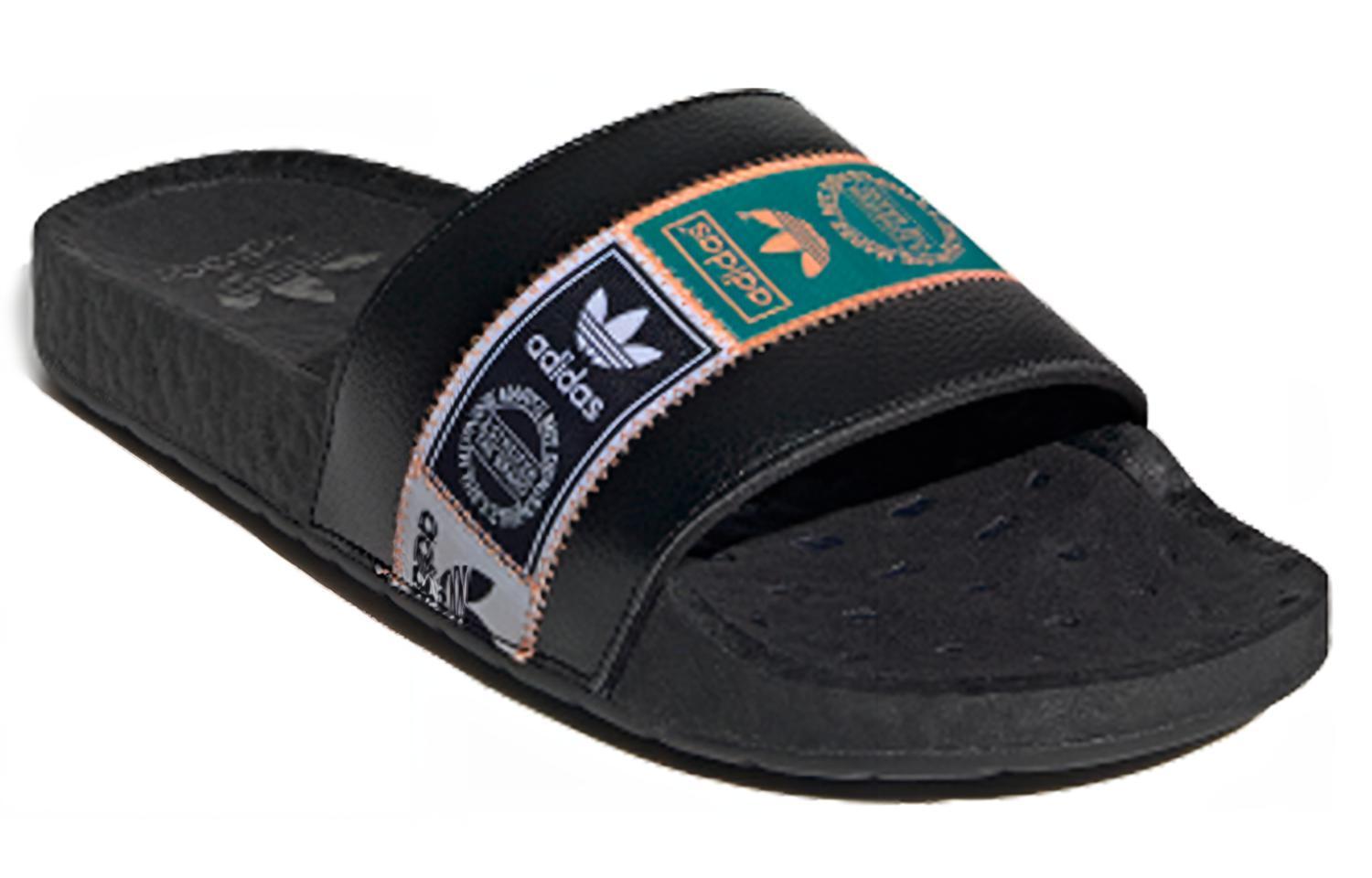 Шлепанцы унисекс Adidas Originals Adilette Boost зеленые, 38 EU