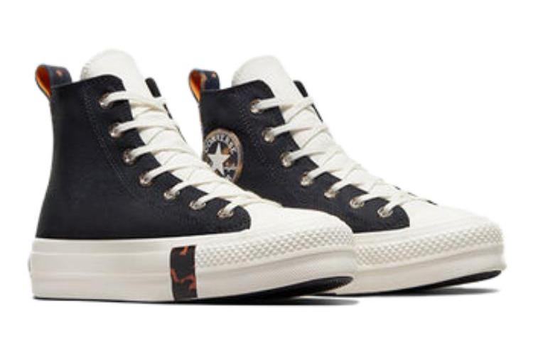Кеды женские Converse Chuck Taylor All Star Lift Tortoise High Top черные, 36 EU