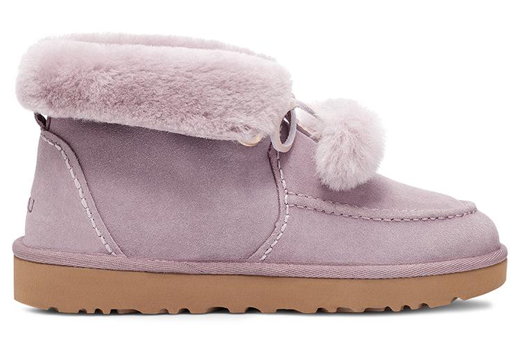 Сапоги женские UGG Kyrina Bow Pom розово-фиолетовые, 38 EU