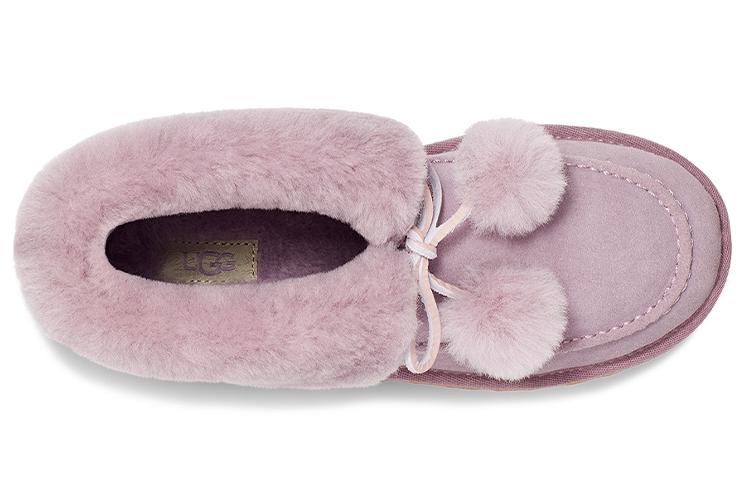 Сапоги женские UGG Kyrina Bow Pom розово-фиолетовые, 38 EU