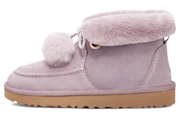 Сапоги женские UGG Kyrina Bow Pom розово-фиолетовые, 38 EU
