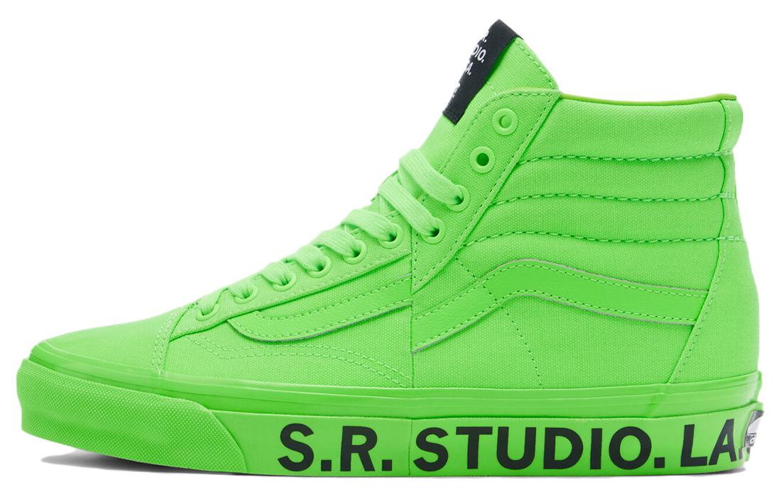 Кеды мужские Vans Sk8 Hi Clash The Wall зеленые