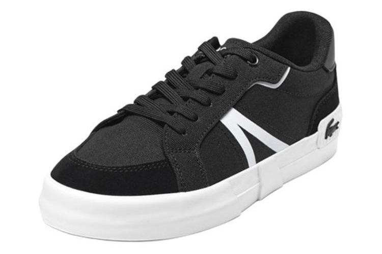 Кеды женские LACOSTE 43CFA0044-312 черно-белые, 37 EU