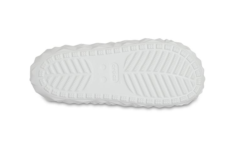 Шлепанцы унисекс Crocs 209608-100 белые, 37-38 EU