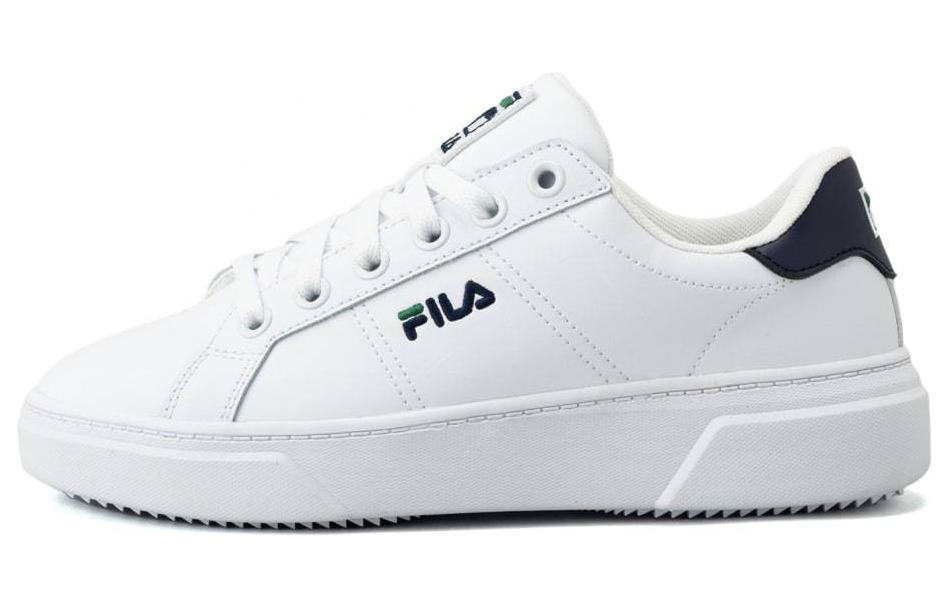 Кроссовки унисекс FILA Court Plumpy Lite белые с синим, 250 EU