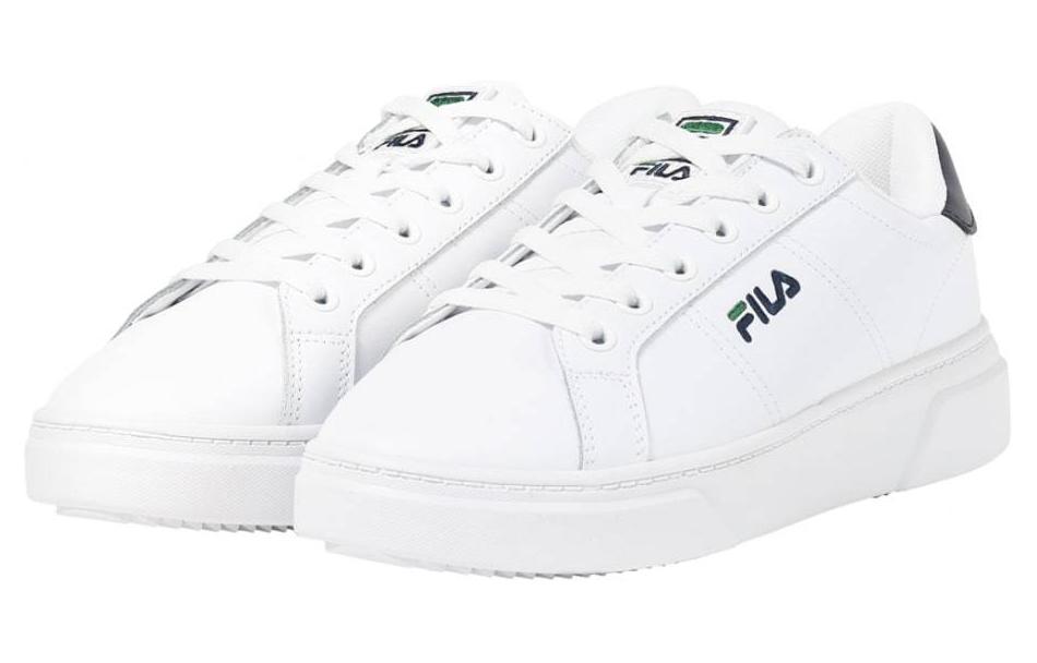 Кроссовки унисекс FILA Court Plumpy Lite белые с синим, 250 EU