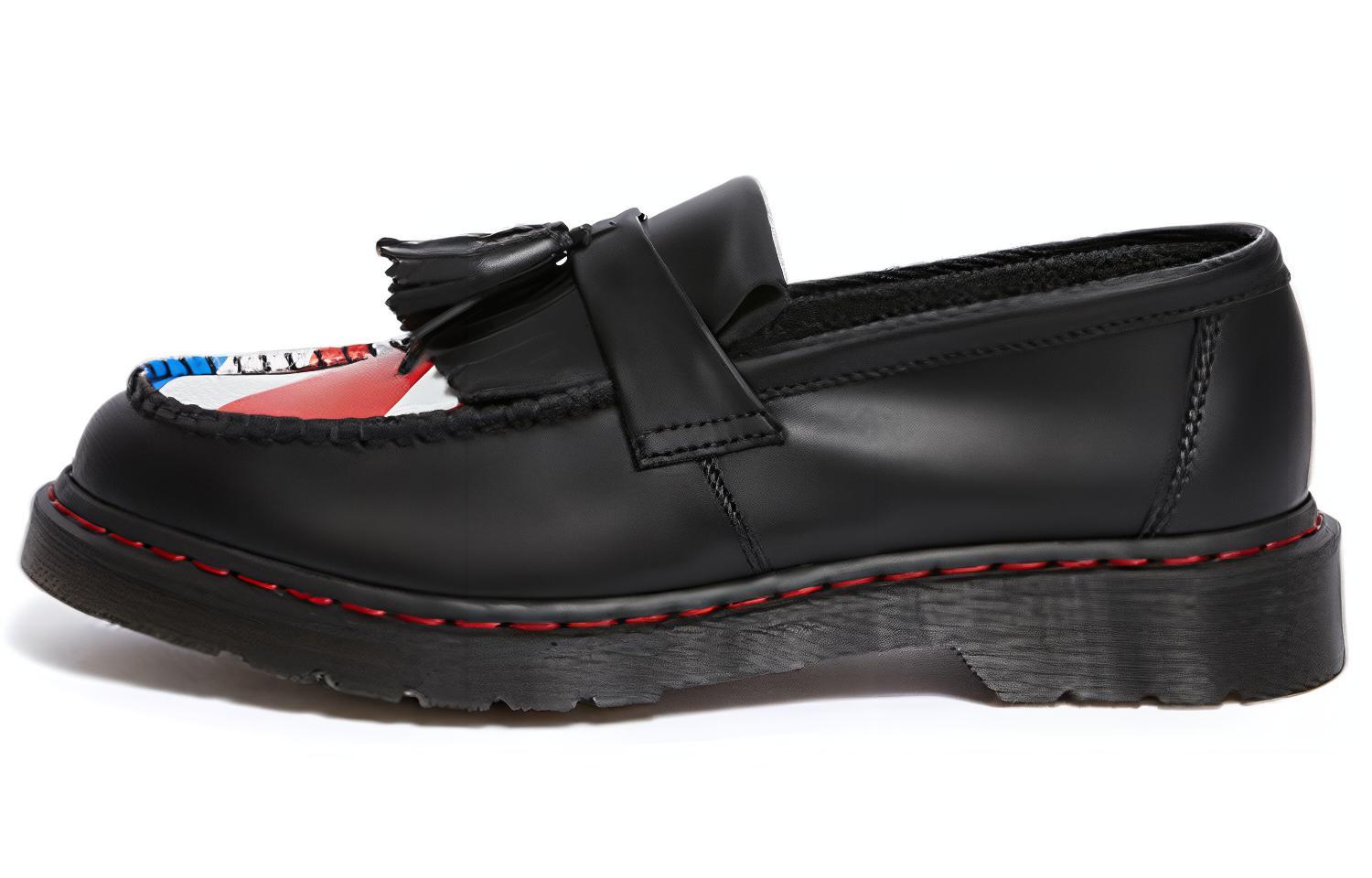 Лоферы унисекс Dr. Martens Adrian черные-красные, 38 EU