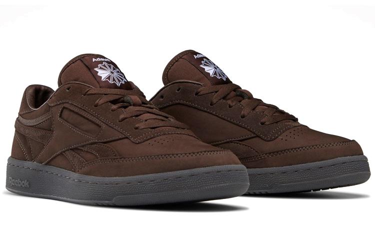 Кеды унисекс Reebok Club C Revenge Adsum, коричневые-серые, 40.5 EU