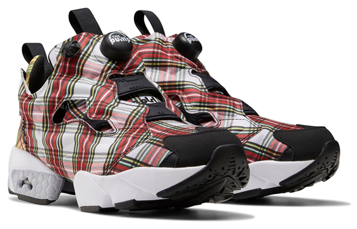 Кроссовки женские Reebok InstaPump Fury Og Plaid красные, 35.5 EU