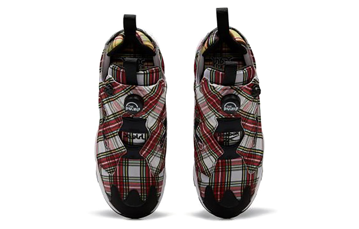 Кроссовки женские Reebok InstaPump Fury Og Plaid красные, 35.5 EU