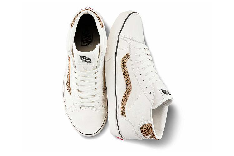 Кроссовки унисекс Vans General Mid Skool белые, коричневые