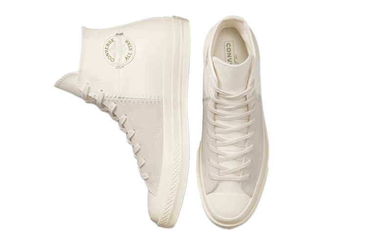 Кеды унисекс Converse Chuck 70 Crafted Mixed Material High, egret, 42.5 EU