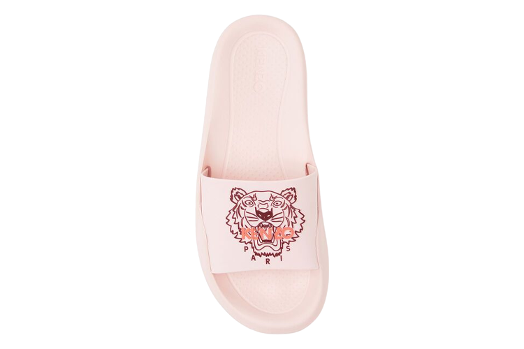 Шлепанцы женские KENZO Tiger Casual Slippers светло-розовые, 38 EU
