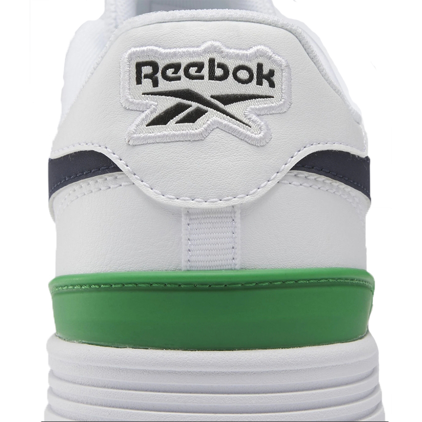 Кеды унисекс Reebok Court Advance Clip белый, черный, зеленый, 37.5 EU