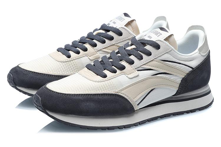 Кроссовки мужские LiNing ChengFeng черно-белые