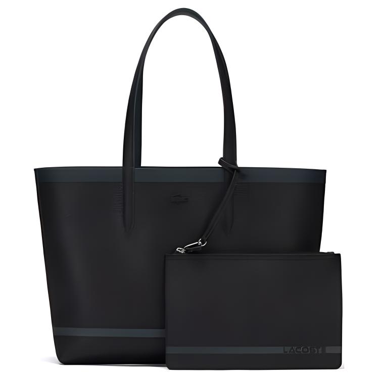 Сумка женская LACOSTE Tubas черная, Large EU