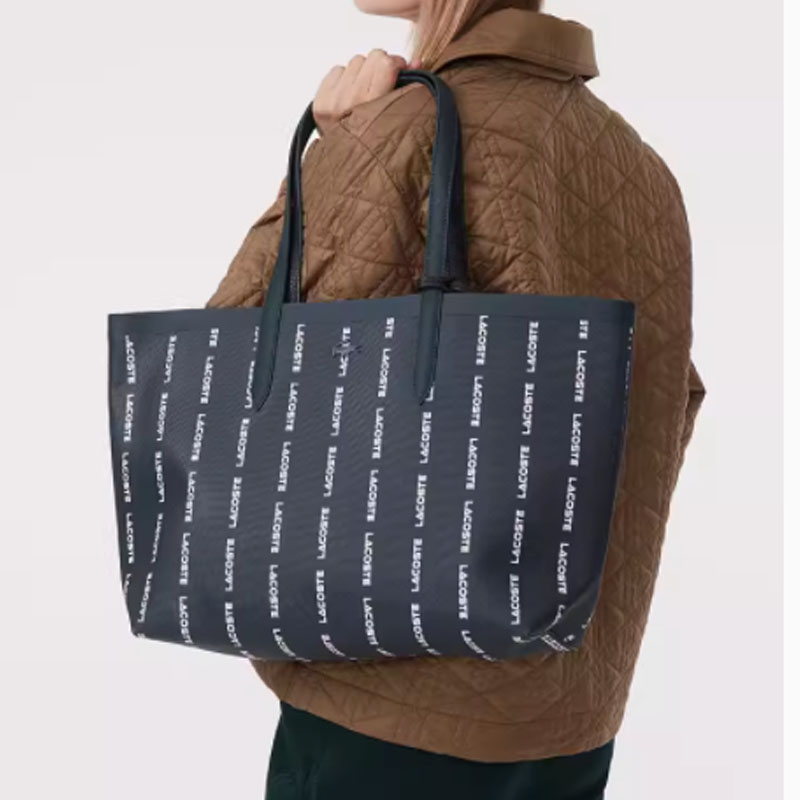 Сумка женская LACOSTE Tubas черная, Large EU