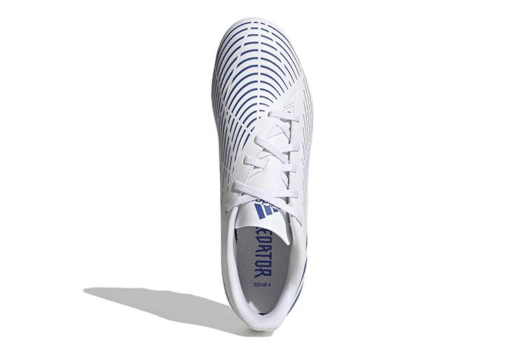 Футбольные бутсы мужские Adidas Predator Edge.4 Fg White Hi Res Blue, 40 2/3 EU