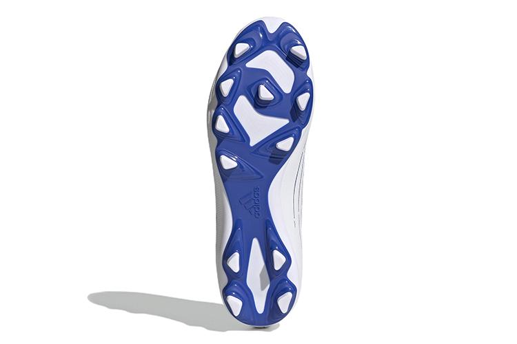 Футбольные бутсы мужские Adidas Predator Edge.4 Fg White Hi Res Blue, 40 2/3 EU