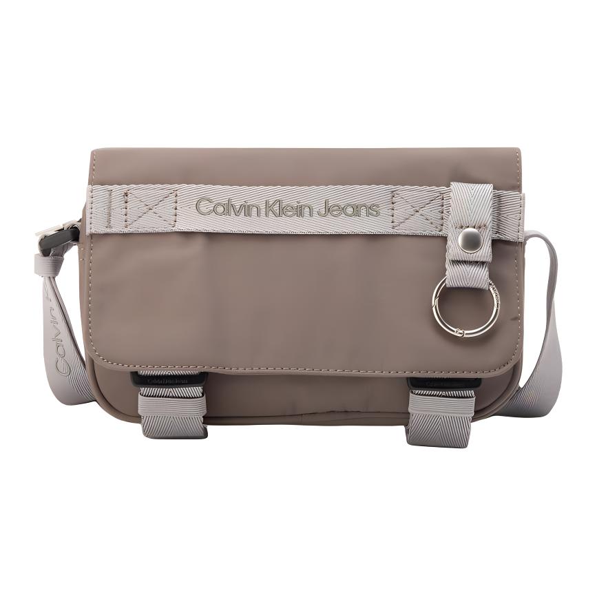 Сумка мужская CALVIN KLEIN HH3820-098 серебристо-серая, One Size EU