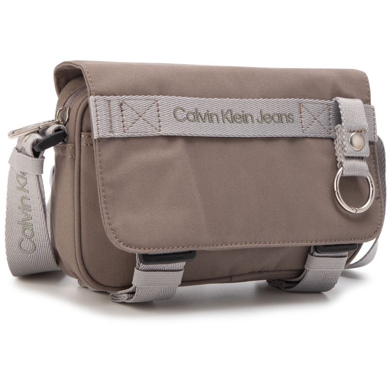 Сумка мужская CALVIN KLEIN HH3820-098 серебристо-серая, One Size EU