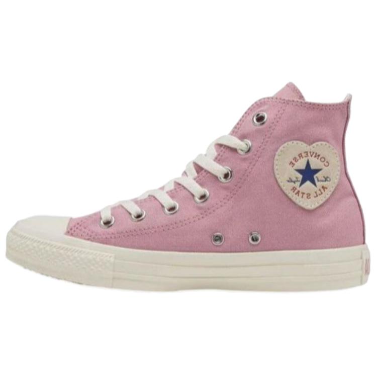 Кеды унисекс Converse Chuck Taylor All Star Heartpatch Hi розовые