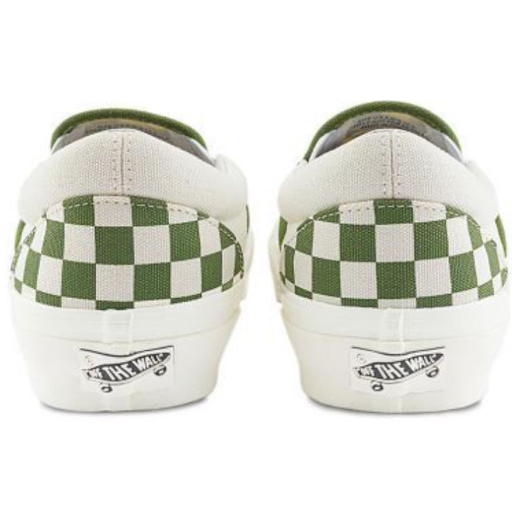 Слипоны унисекс Vans Slip On 98 Checkerboard pesto green, 42 EU