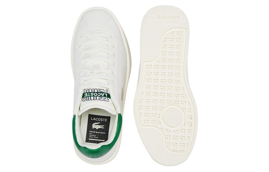 Кеды женские LACOSTE Logo-stamp белые, 37 EU