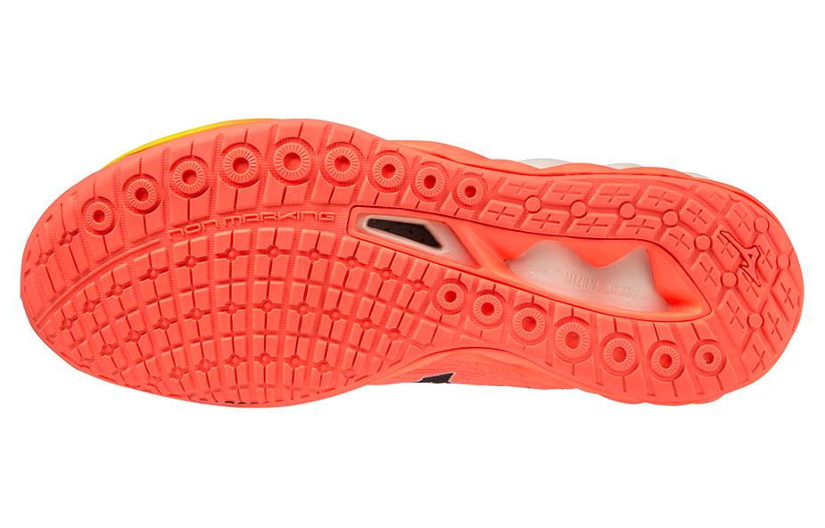 Кроссовки унисекс Mizuno Wave Lichtgevende 2 оранжевые, 38 EU