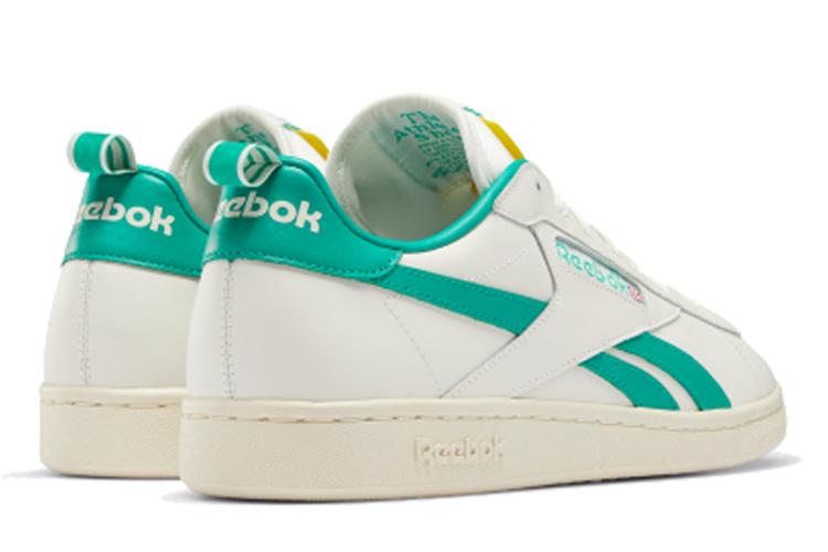 Кеды унисекс Reebok Npc Uk Shoes белые, зеленые, 36 EU