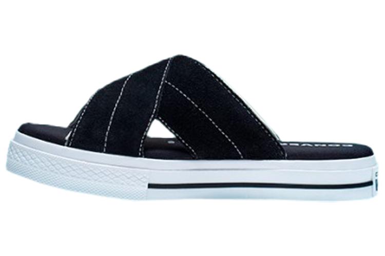 Шлепанцы женские Converse One Star Sandal Slip черные
