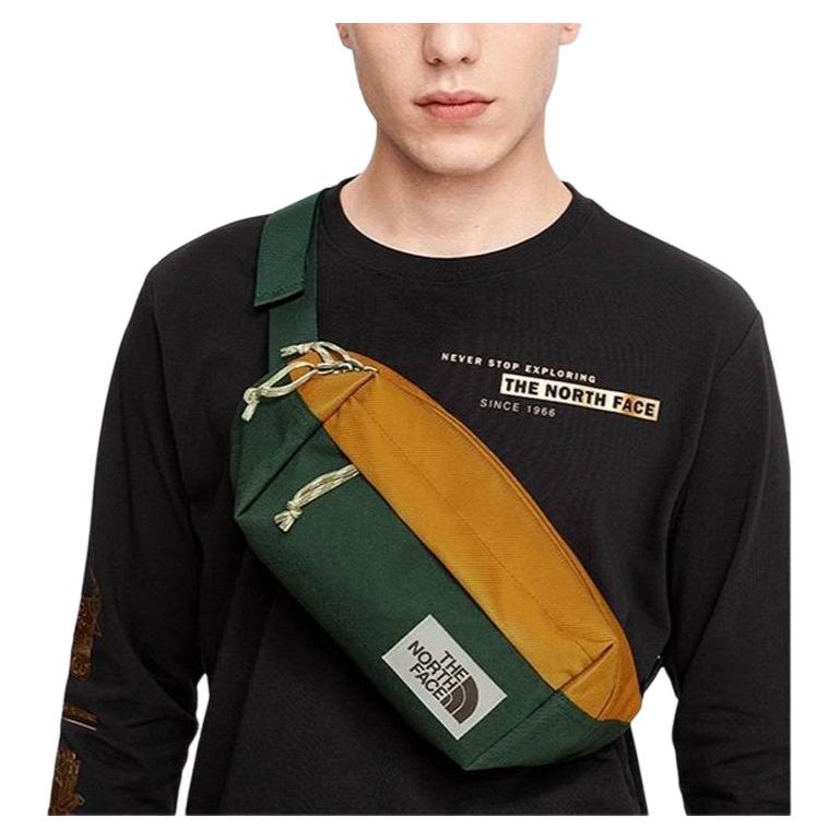 Сумка унисекс THE NORTH FACE Hip Pack 4L желтая/армейская зеленая