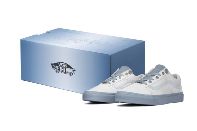 Кеды унисекс C2H4 x Vans Old Skool Low-Top серые/белые