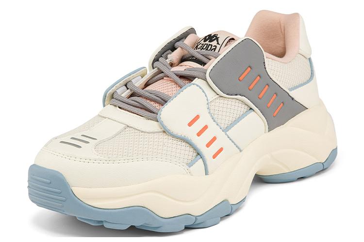 Кроссовки унисекс Kappa K0BZ5MM63D-0106 белые, серые, розовые, 36 EU