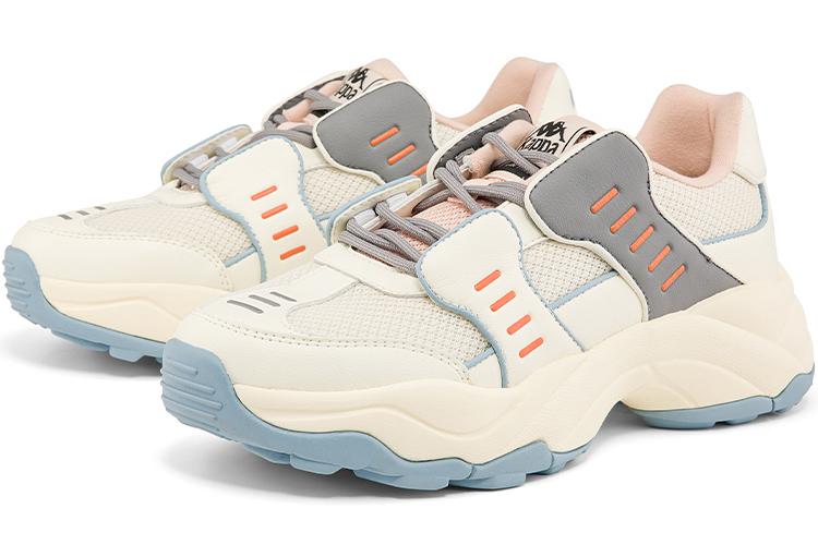 Кроссовки унисекс Kappa K0BZ5MM63D-0106 белые, серые, розовые, 36 EU