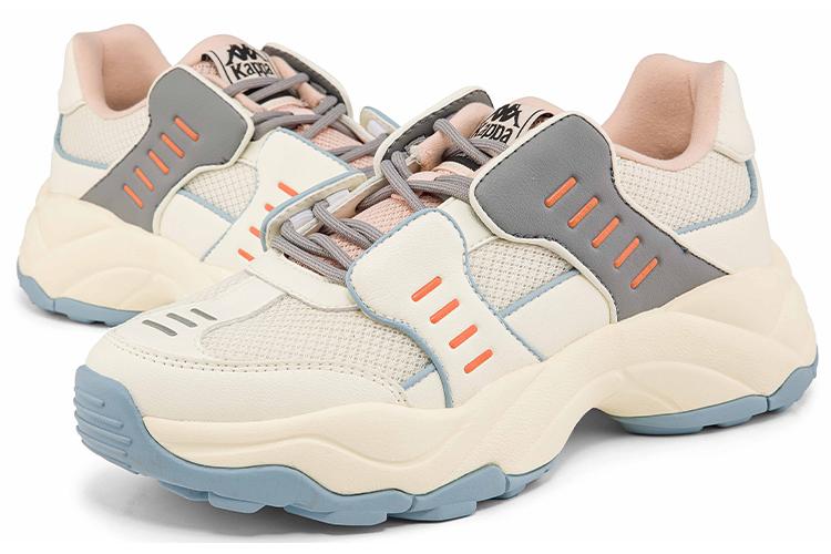 Кроссовки унисекс Kappa K0BZ5MM63D-0106 белые, серые, розовые, 36 EU