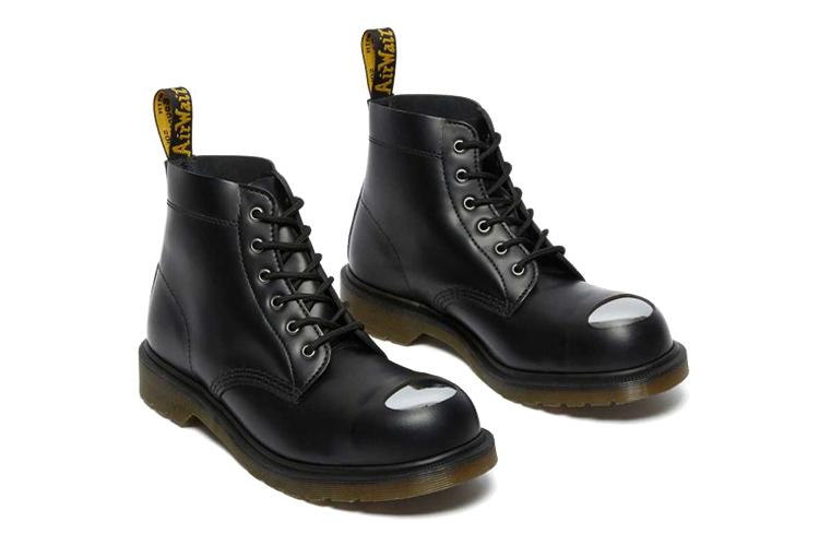 Ботинки Dr. Martens 101 Exposed со стальным носком черные, 36 EU
