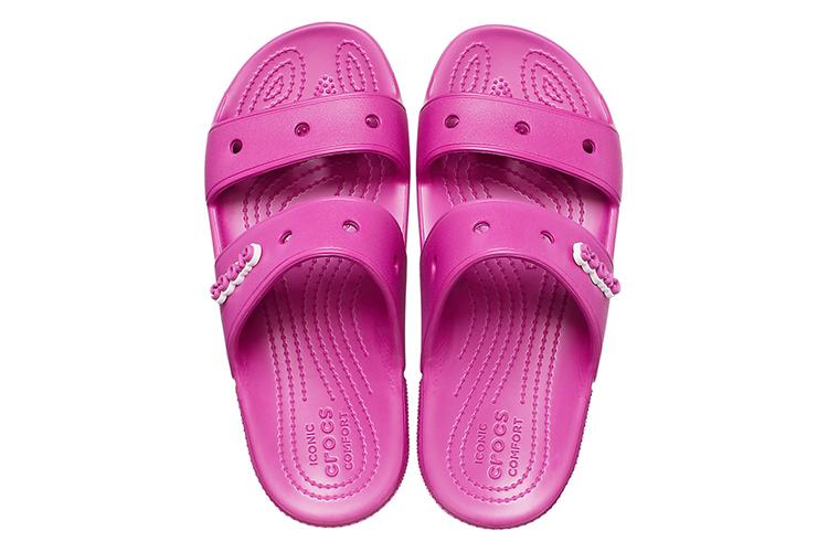Шлепанцы унисекс Crocs Classic Cozy фиолетово-красные, 36-37 EU