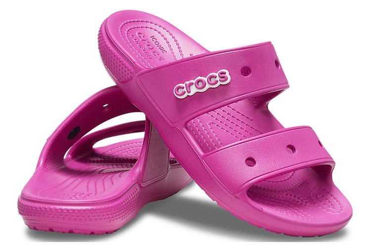 Шлепанцы унисекс Crocs Classic Cozy фиолетово-красные, 36-37 EU