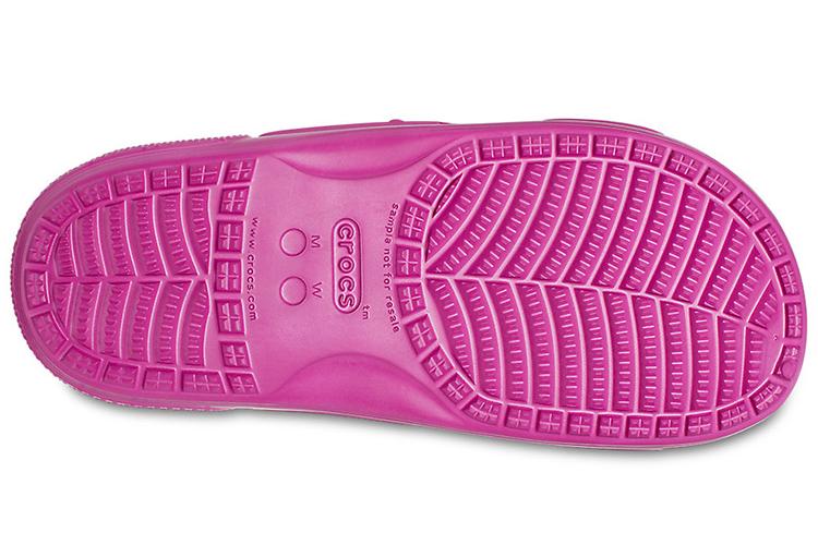 Шлепанцы унисекс Crocs Classic Cozy фиолетово-красные, 36-37 EU