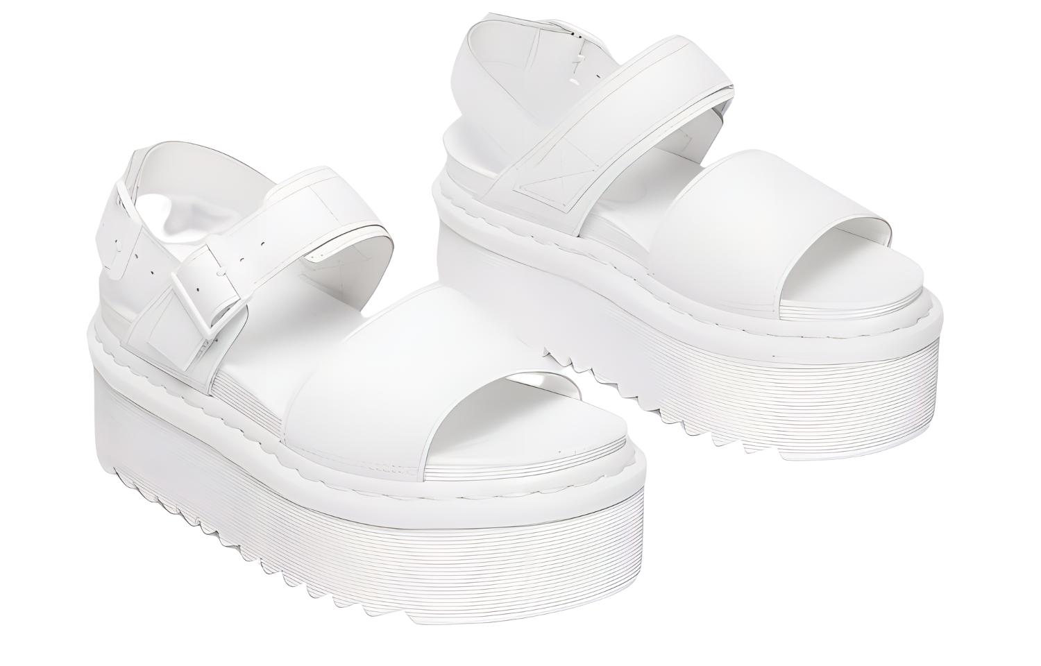 Сандалии женские Dr.Martens 27291100 белые, 39 EU