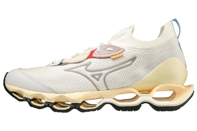 Кроссовки мужские Mizuno Wave Prophecy Beta белые, желтые